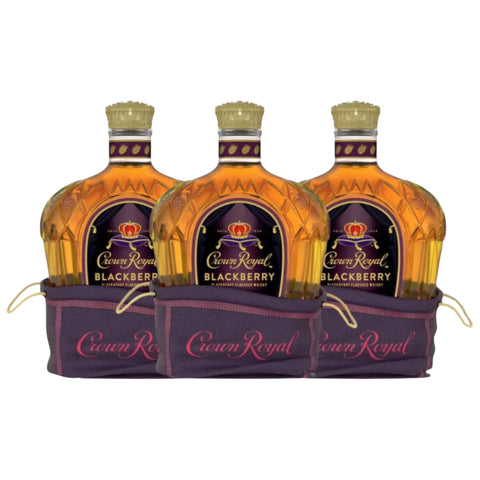 Crown Royal Blackberry Bundle (3 Bottles)