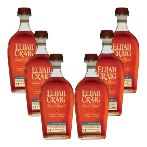 Elijah Craig Toasted Barrel Kentucky Bourbon Bundle (6 Bottles)