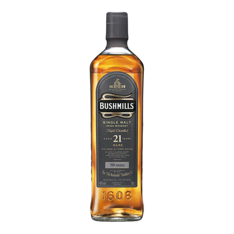 Bushmills 21 Year Old Irish Single Malt Whiskey