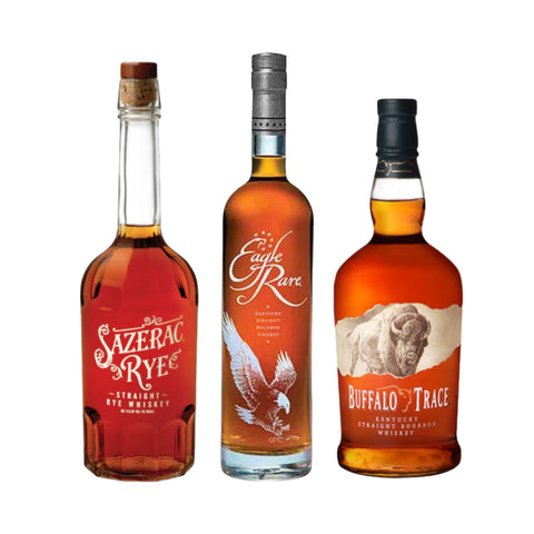 Sazerac Rye, Eagle Rare & Buffalo Trace Bundle