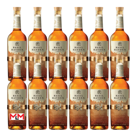 Basil Hayden Toast Bourbon Whiskey (12 Bottles)