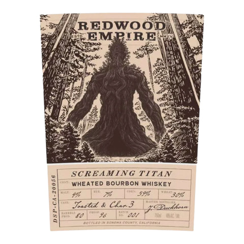 Redwood Empire Screaming Titan Wheated Bourbon Whiskey Batch #2