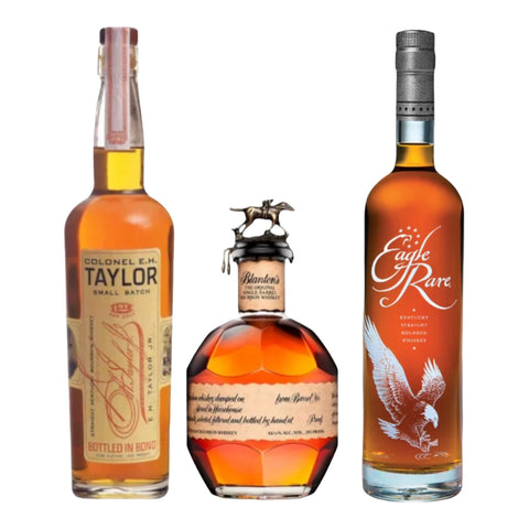 Eagle Rare, E.H. Taylor Small Batch, Blanton’s Single Barrel Bundle