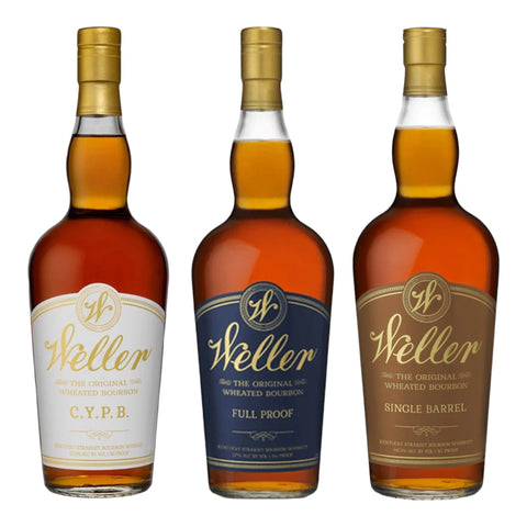 Weller C.Y.P.B. Bourbon, Full Proof & Single Barrel Bundle