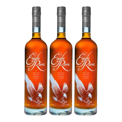 Eagle Rare 10 Year Kentucky Straight Bourbon Whiskey Bundle (3 Bottles)