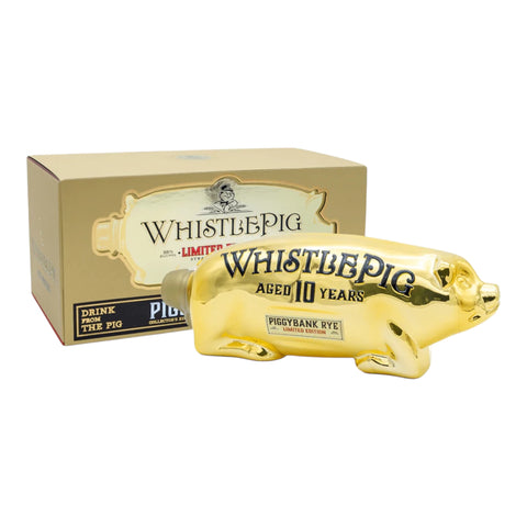 WhistlePig Limited Edition 10 Years Aged Piggyback Rye Gold Edition