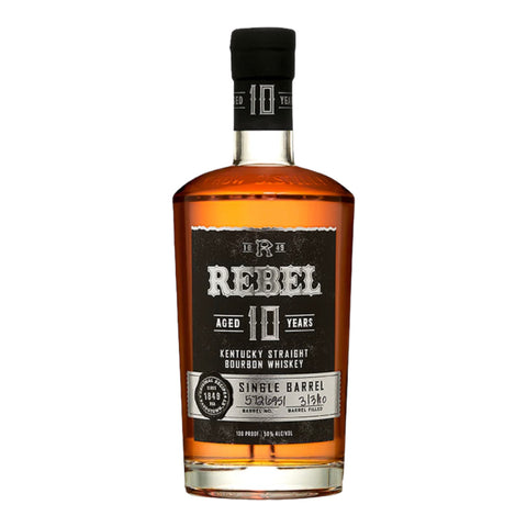 Rebel 10 Year Single Barrel Bourbon Whiskey